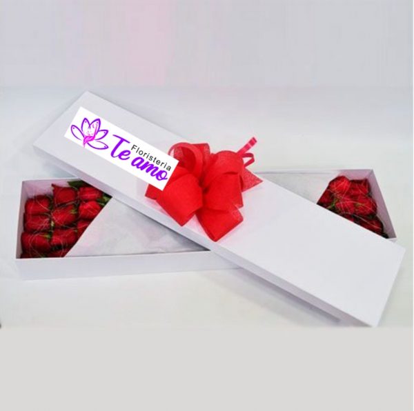 Caja de rosas en cali