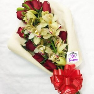 Bouquet de rosas y Orquidea en cali