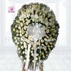 Corona fúnebre en cali