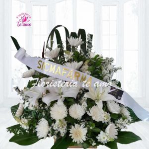 Corona fúnebre en cali